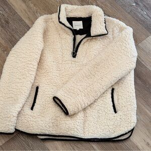 Thread & Supply Cream Sherpa Sweater
